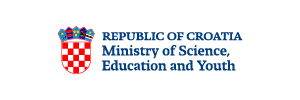 Logo of Republic of Croatia Ministry of Science Education and Youth